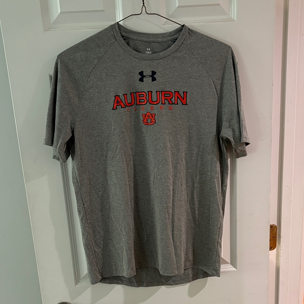 Under Armour Gray Auburn Tigers Men's Tee